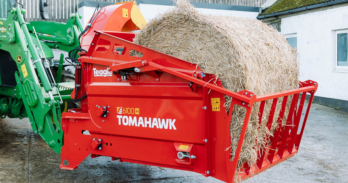 Teagle Tomahawk 6100H Compact bale processor