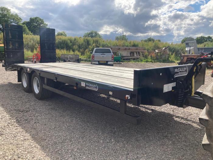 New McCaulley tandem axle low loader trailer